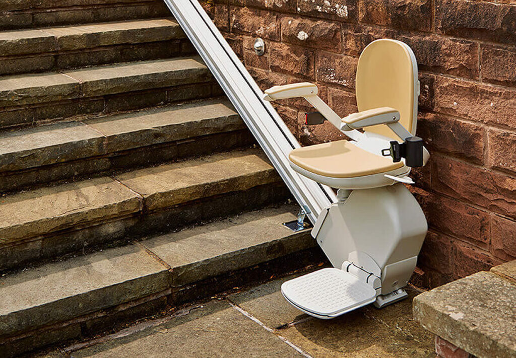 exterior stair lift