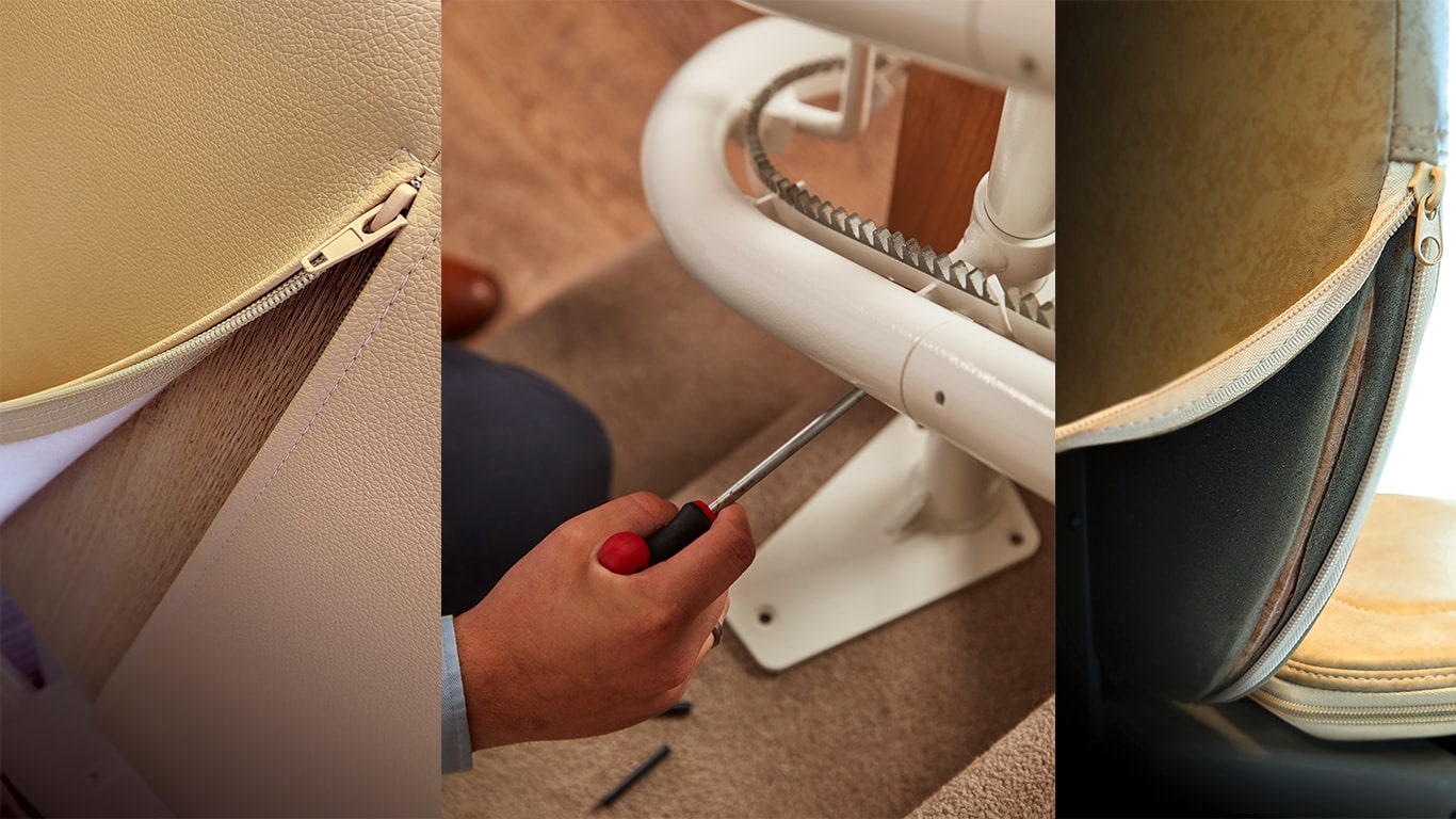 clean and maintain stairlift